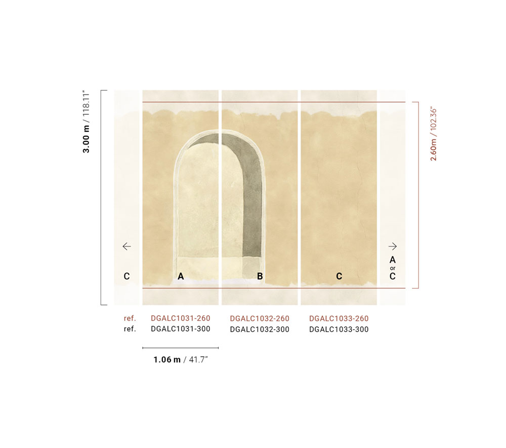 Fototapete, Creme, DGALC1033-300, Terra, Masureel