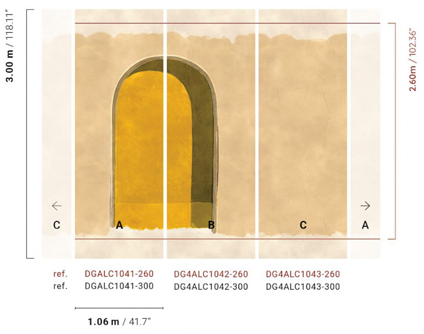 Fototapete, beige, DGALC1043-260, Terra, Masureel