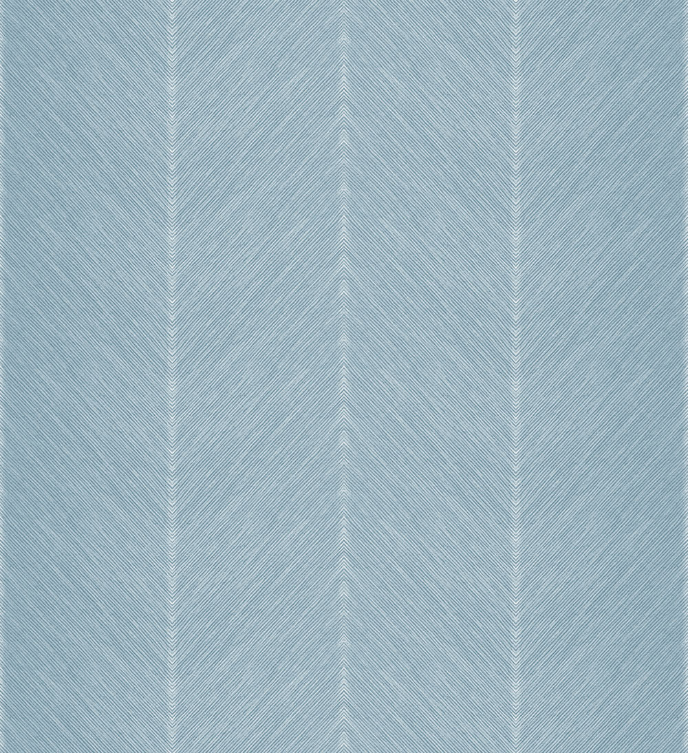 Blaue Vliestapete, Zick-Zack-Muster, M1803-1, Mika,  ICH Wallcoverings