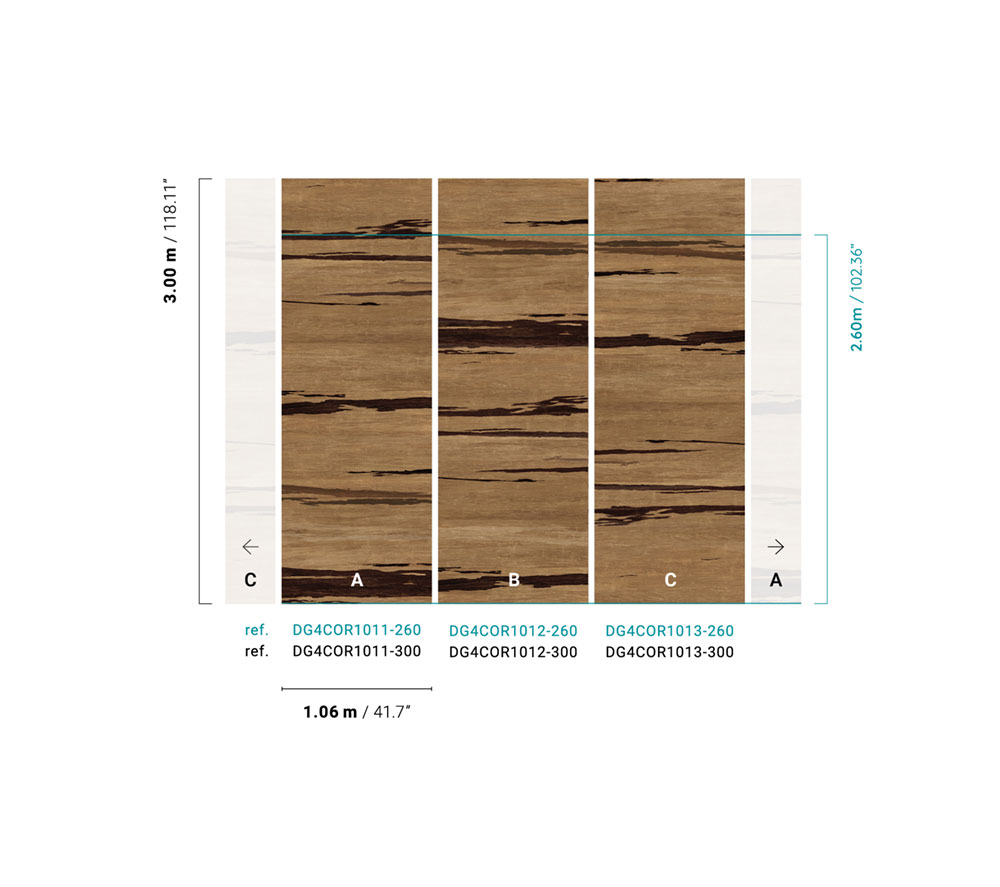 Bildtapete in Korkoptik, DG4COR1011-300, Wall Designs IV, Khroma by Masureel