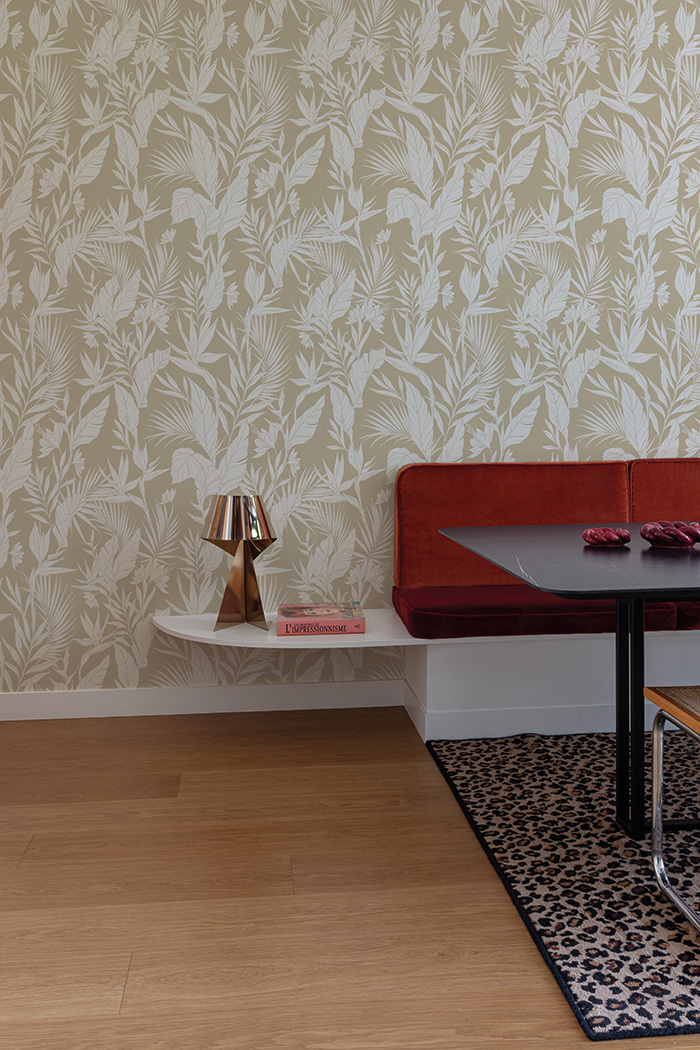 Beige Vliestapete, Blätter, A71101, Vavex 2026