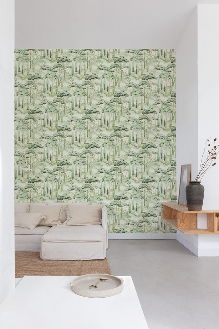 Grüne Vliestapete, Natur, Bäume, A69202, Vavex 2026