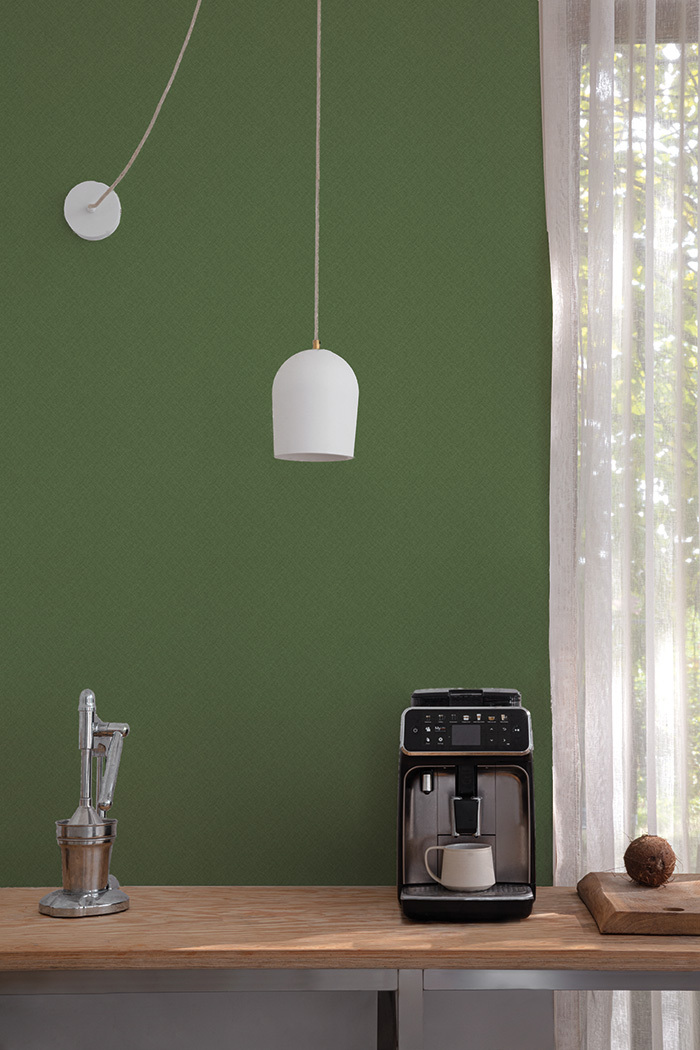 Grüne Vliestapete, Stoffimitat, A70802, Vavex 2026