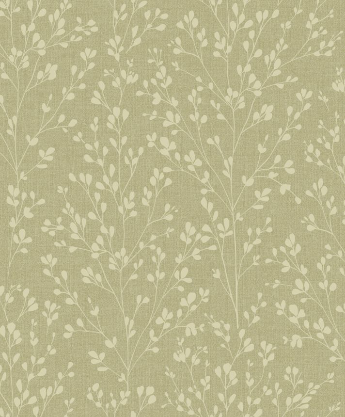 Beige Vliestapete mit Zweigen, A71403, Omura, Grandeco