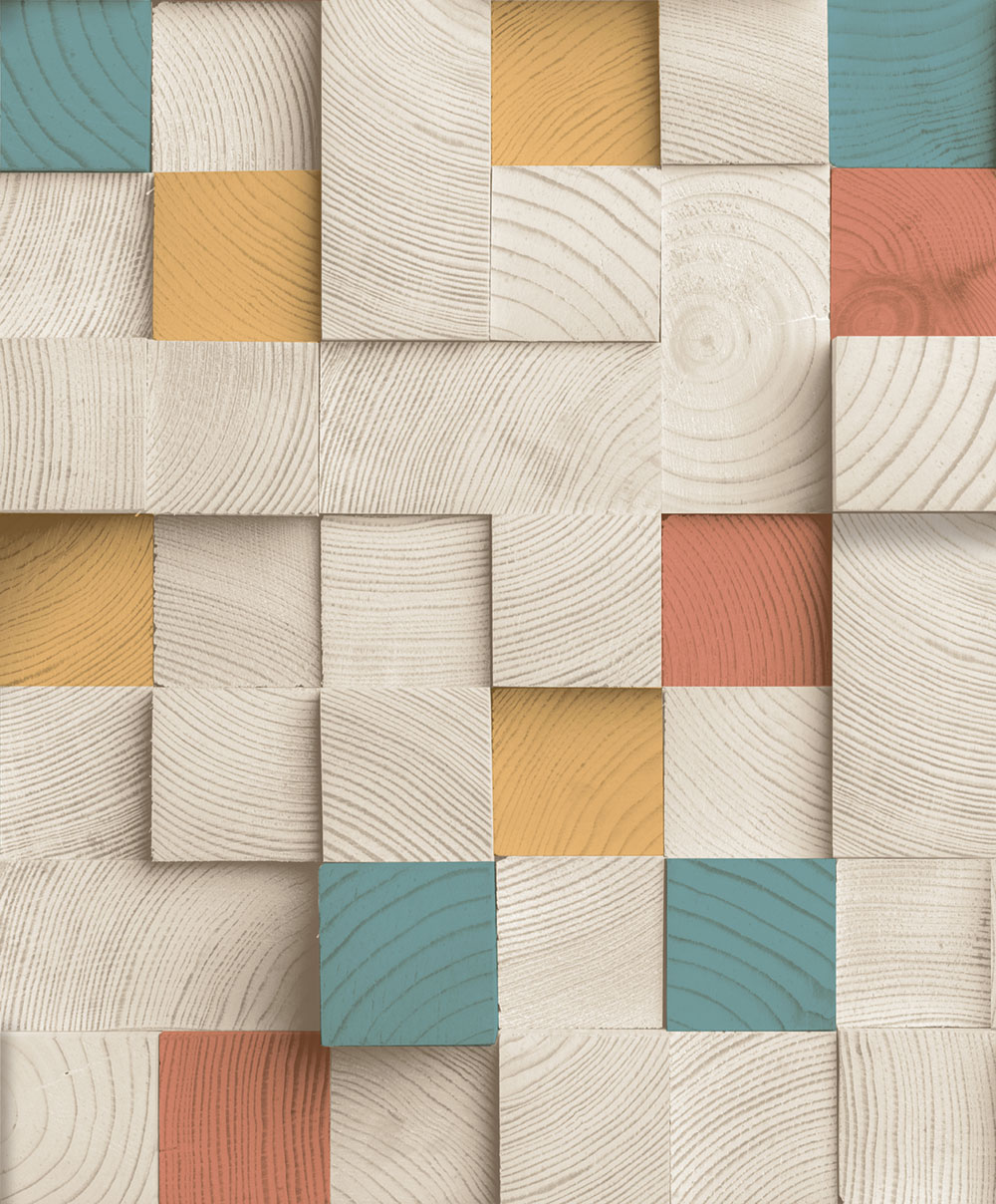 3D-Tapete in Holzpaneel-Optik, M80101, Artifice, Ugépa