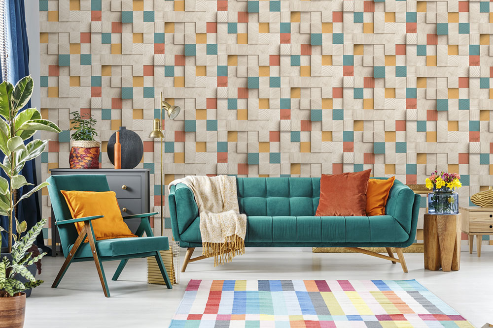 3D-Tapete in Holzpaneel-Optik, M80101, Artifice, Ugépa