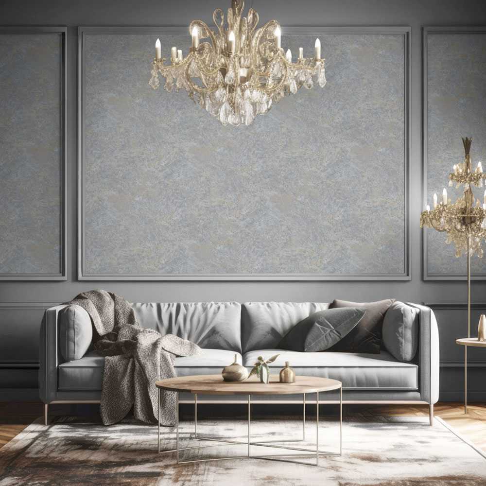Luxustapete, grau, beton, Stuck, M66719, Venezia, Ugépa