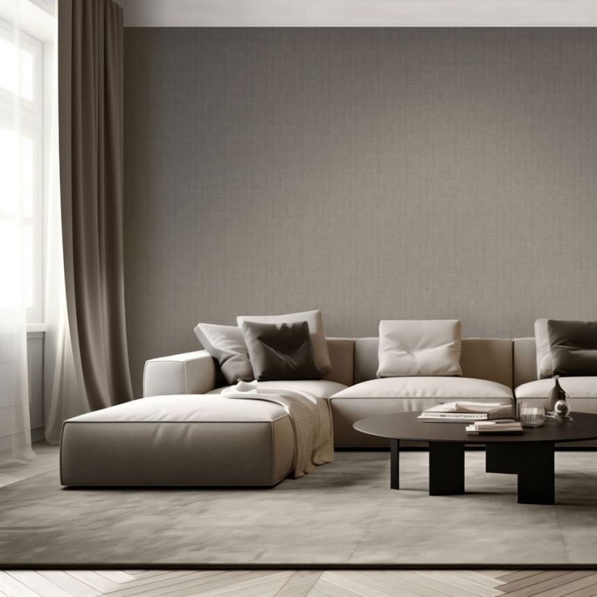 Luxustapete, braun, Stoffimitat, M67318, Venezia, Ugépa