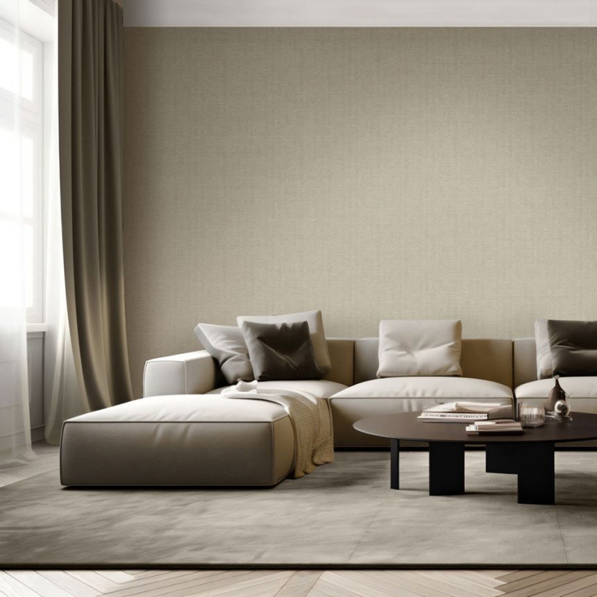 Luxustapete, beige, Stoffimitat, M67378D, Venezia, Ugépa