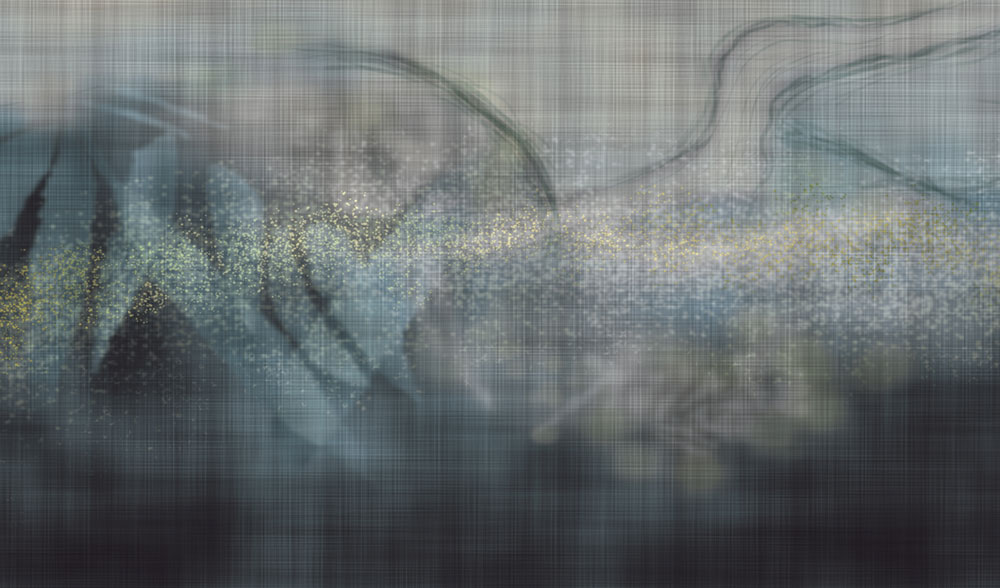 Luxuriöse Fototapete, blau, Z15565, Mini Trend, Zambaiti Parati