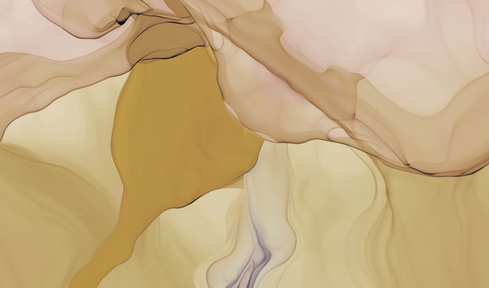 Luxuriöse Fototapete, ockerfarben, Z15567, Mini Trend, Zambaiti Parati