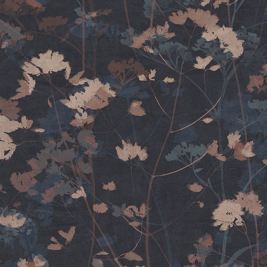 Vliestapete, blau, Pflanzen, Gräse, 124101, Utopia, Graham Brown Premium