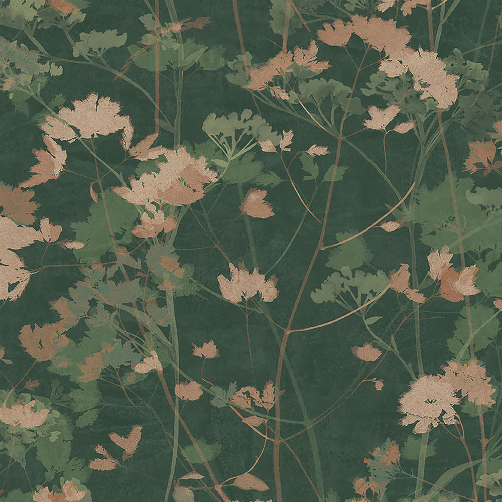 Vliestapete, grün, Pflanzen, Gräse, 124102, Utopia, Graham Brown Premium