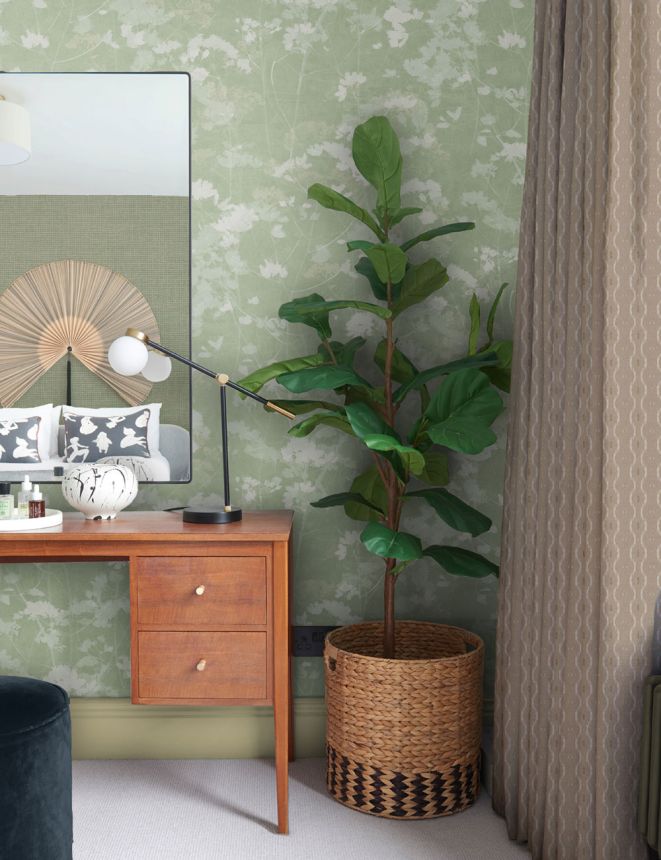 Vliestapete, grün, Pflanzen, Gräse, 124103, Utopia, Graham Brown Premium