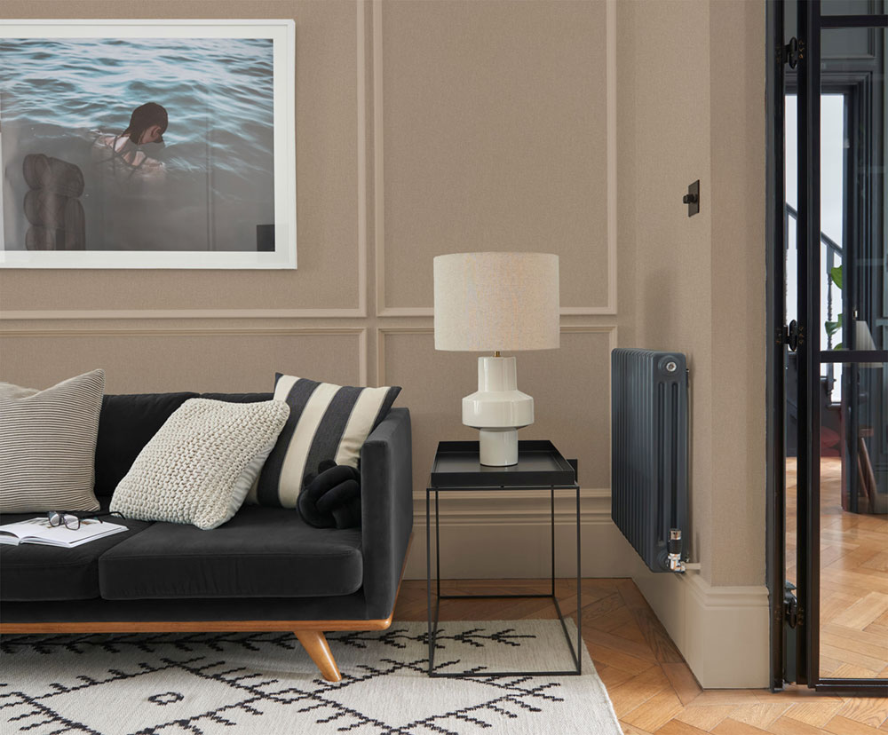 Tapete, beige-grau, Stoffoptik, 124079, Arboretum, Utopia, Graham Brown Premium