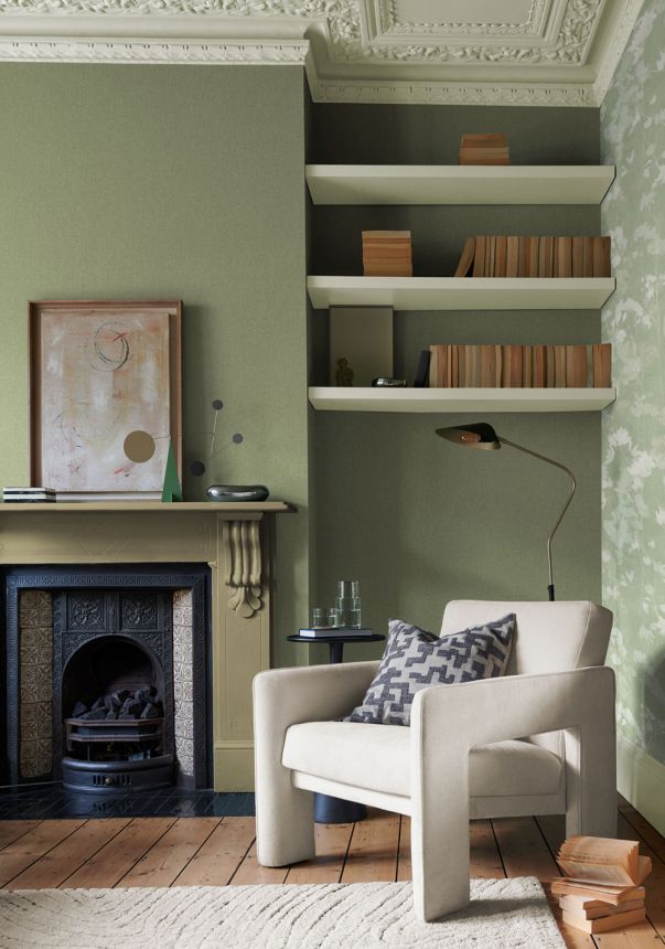 Tapete, grün, Stoffoptik, 124084, Arboretum, Utopia, Graham Brown Premium