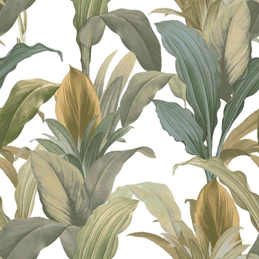 Vliestapete, grün, Blätter, 15513, Botany House, Cristiana Masi by Parato
