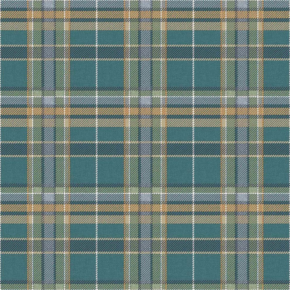 Vliestapete, türkis, Stoffimitat, 15576, Botany House, Cristiana Masi by Parato