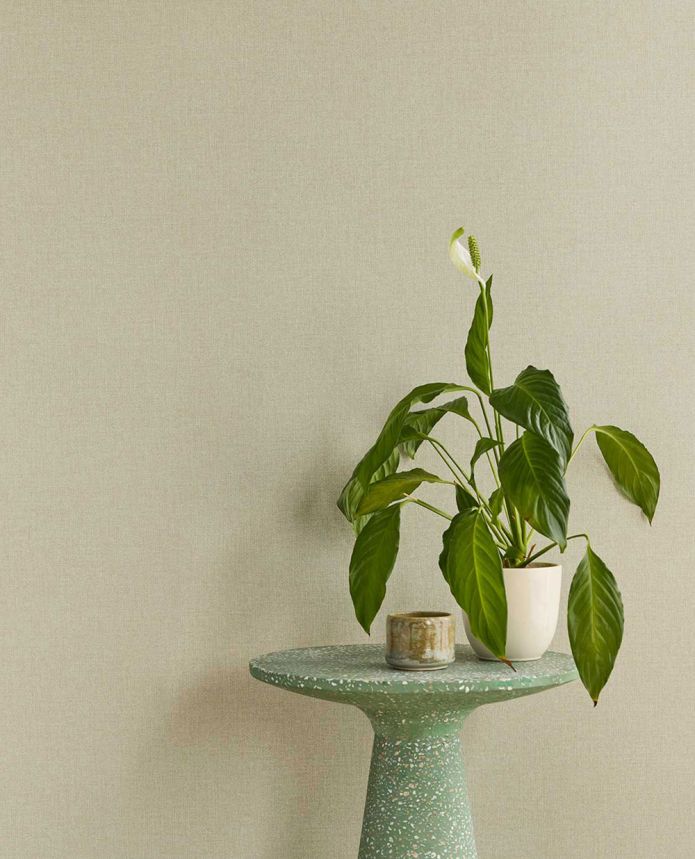 Vliestapete, grün, Stoffimitat, 340635, Linen Look, Eijffinger