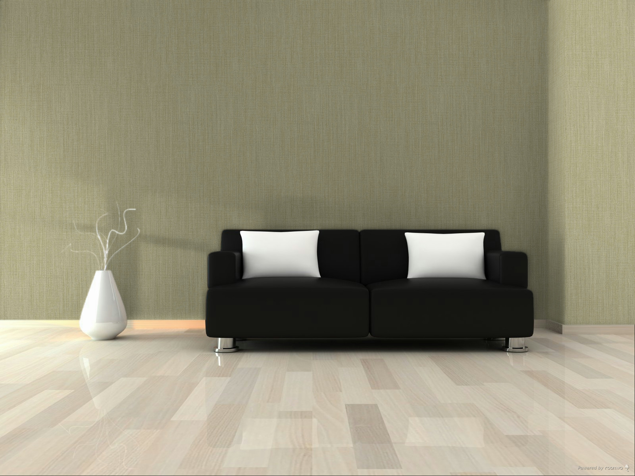 Vliestapete, braun-grün, Stoffimitat, 340523, Groovy, Eijffinger