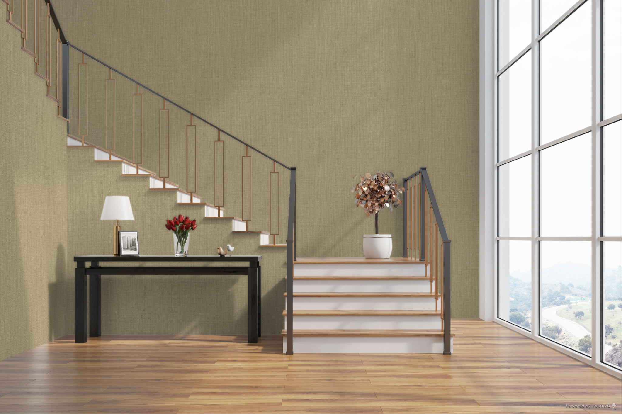 Vliestapete, braun, Stoffimitat, 340524, Groovy, Eijffinger