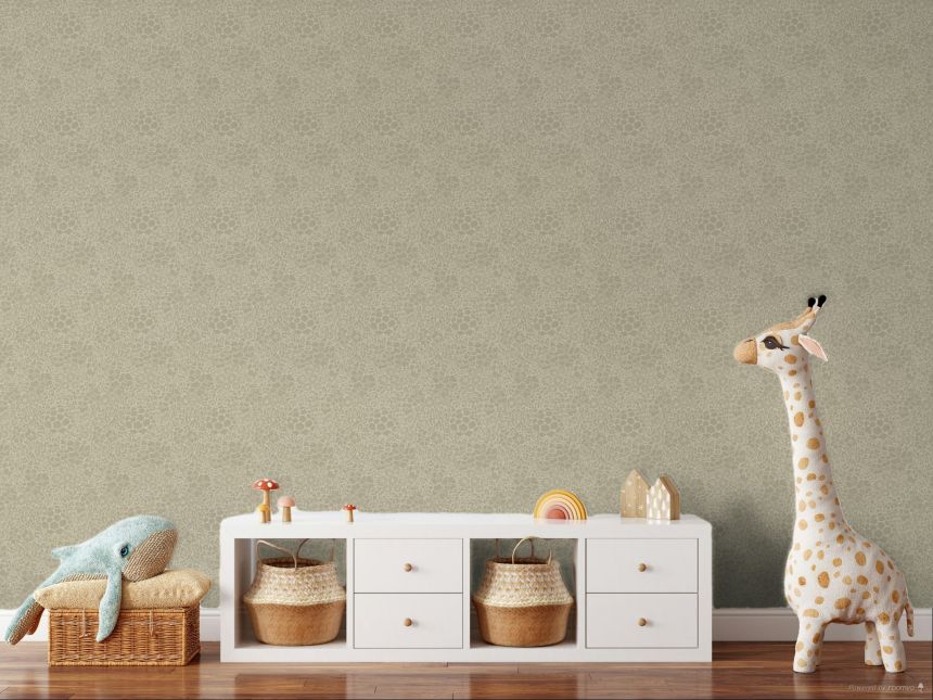 Vliestapete, beige, Blumen, 340551, Groovy, Eijffinger