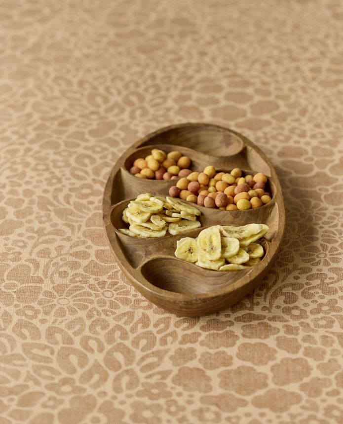 Vliestapete, braun-orange, Blumen, 340553, Groovy, Eijffinger