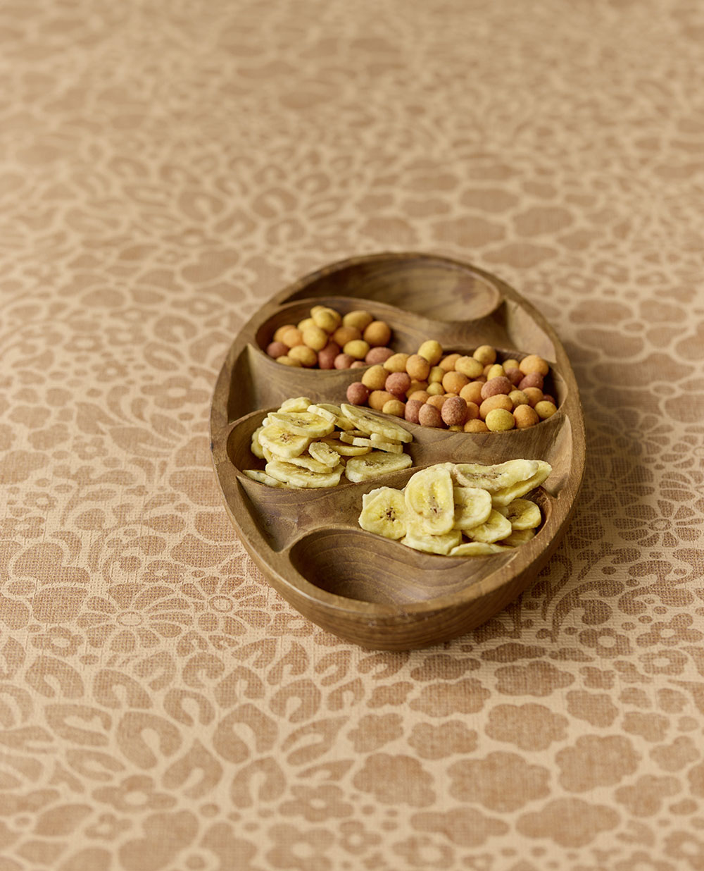 Vliestapete, braun-orange, Blumen, 340553, Groovy, Eijffinger