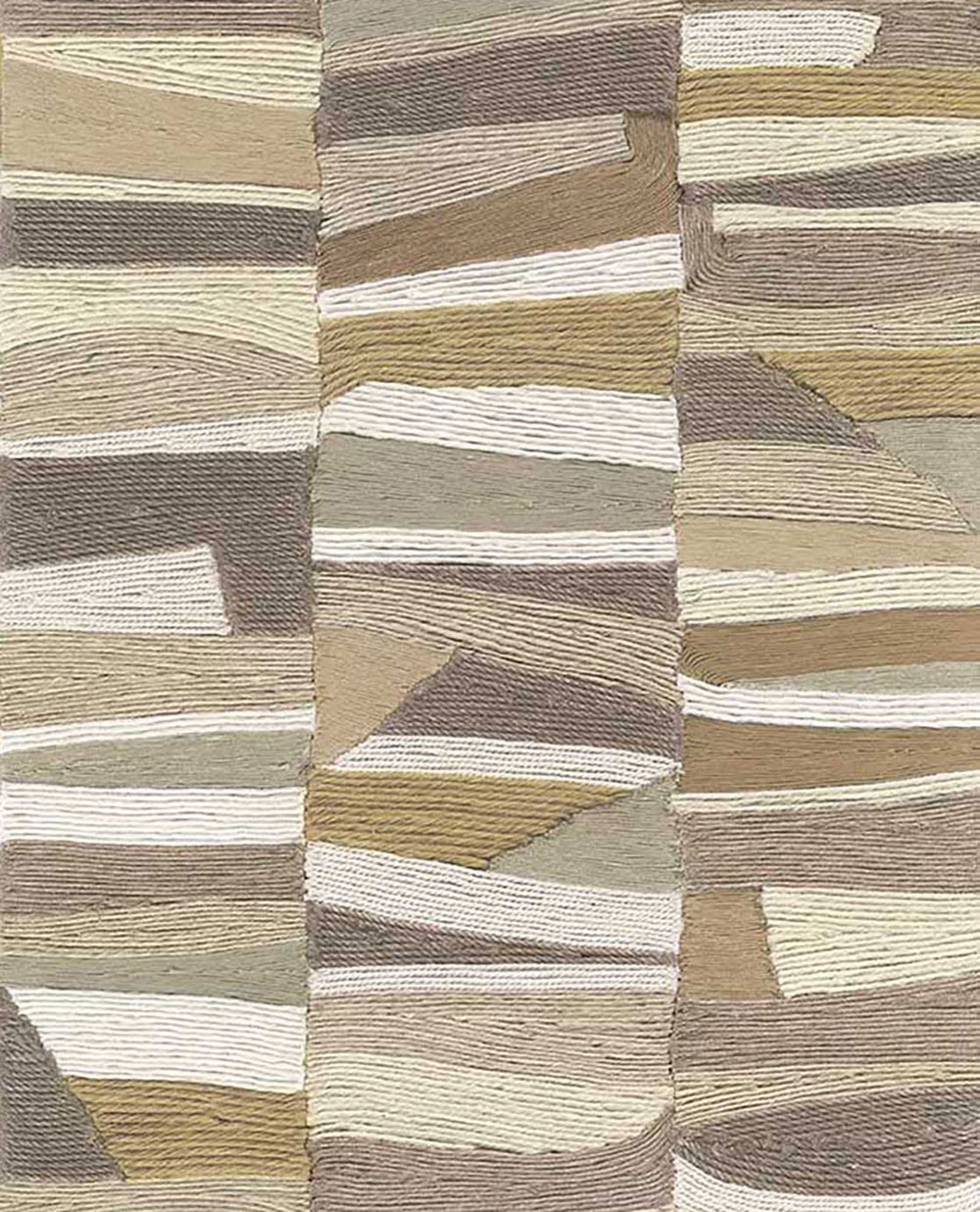 Vliestapete, grau-beige,  Mattenimitat, 340570, Groovy, Eijffinger