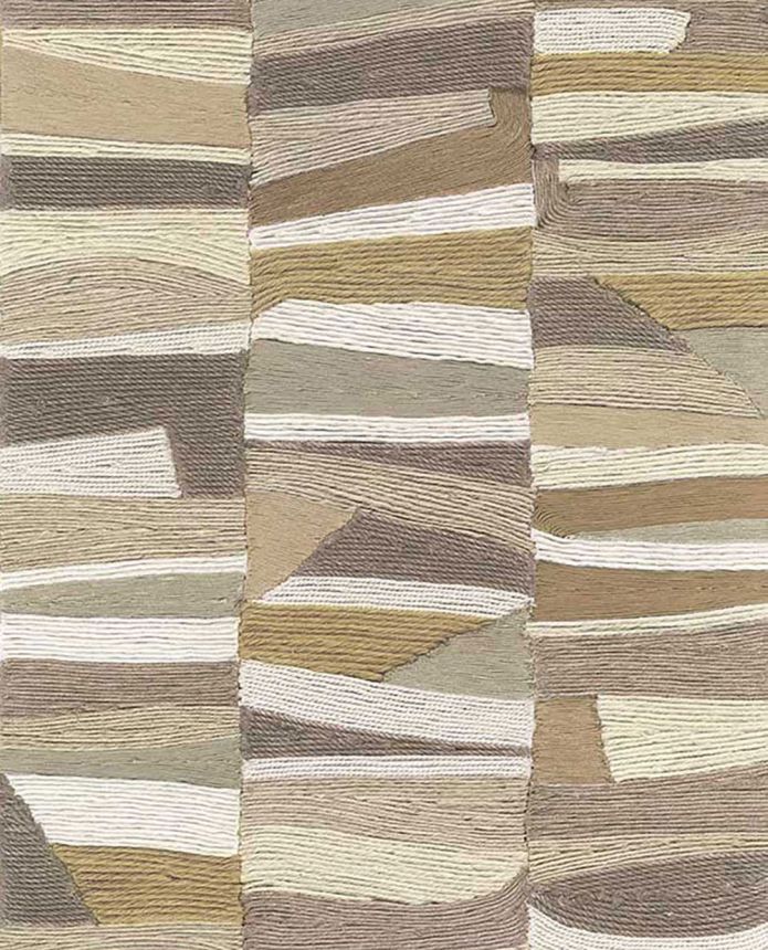 Vliestapete, grau-beige,  Mattenimitat, 340570, Groovy, Eijffinger