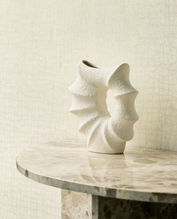 Vliestapete, creme, Struktur, 340313, Sensory Eijffinger
