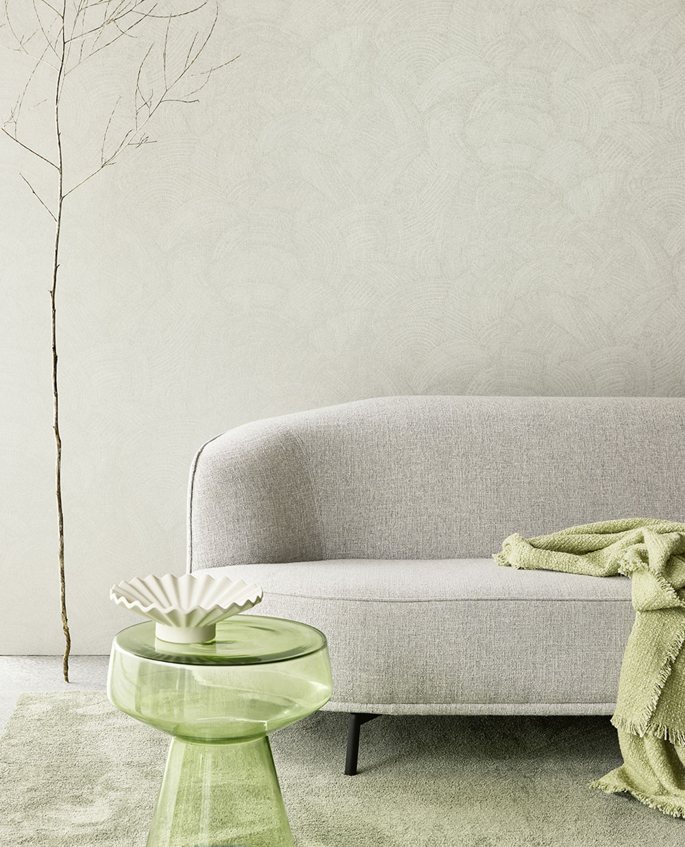 Vliestapete, grau, 340360, Sensory, Eijffinger