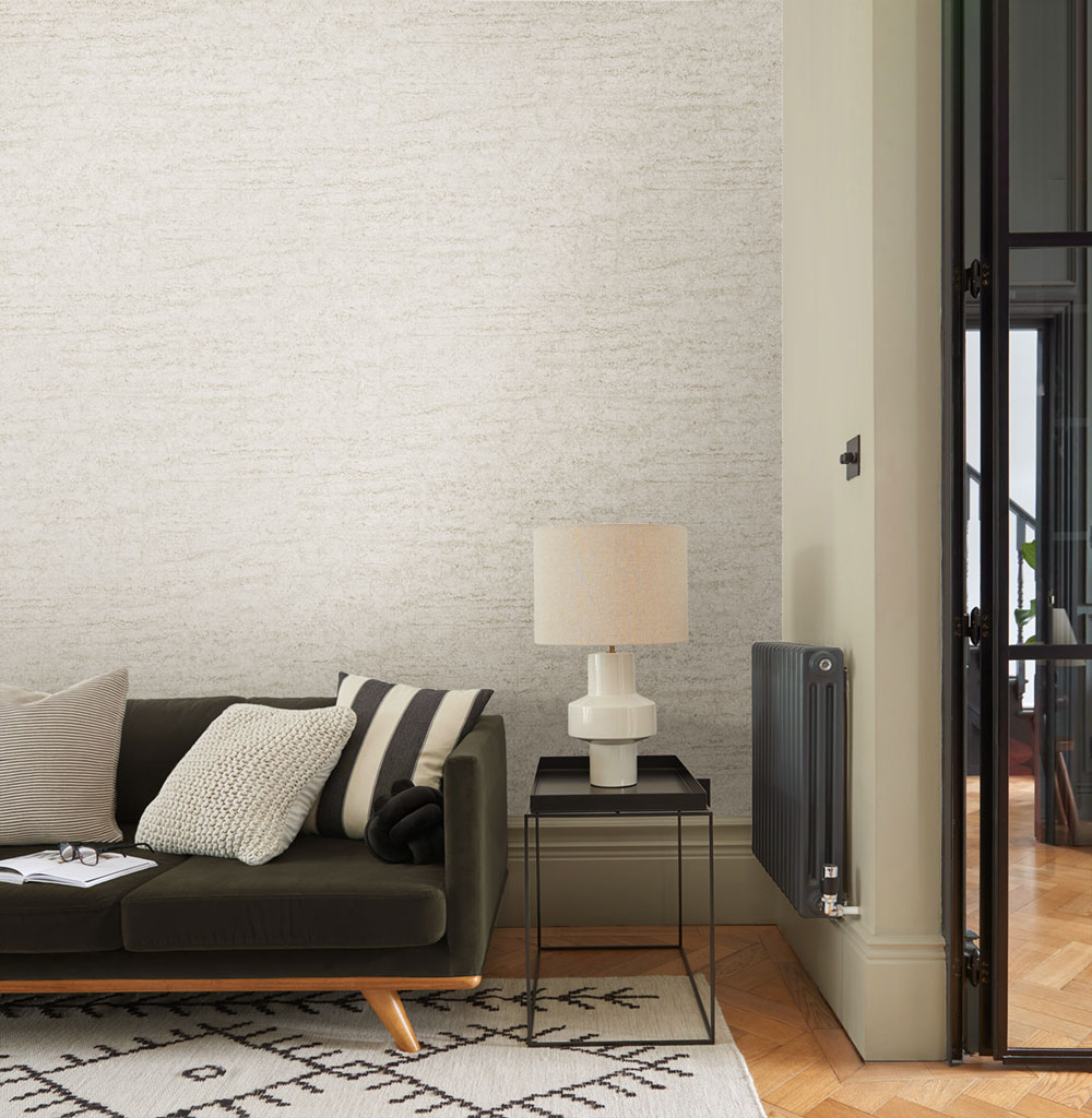 Vliestapete, grau, Stein, 124135, Element, Graham Brown Premium