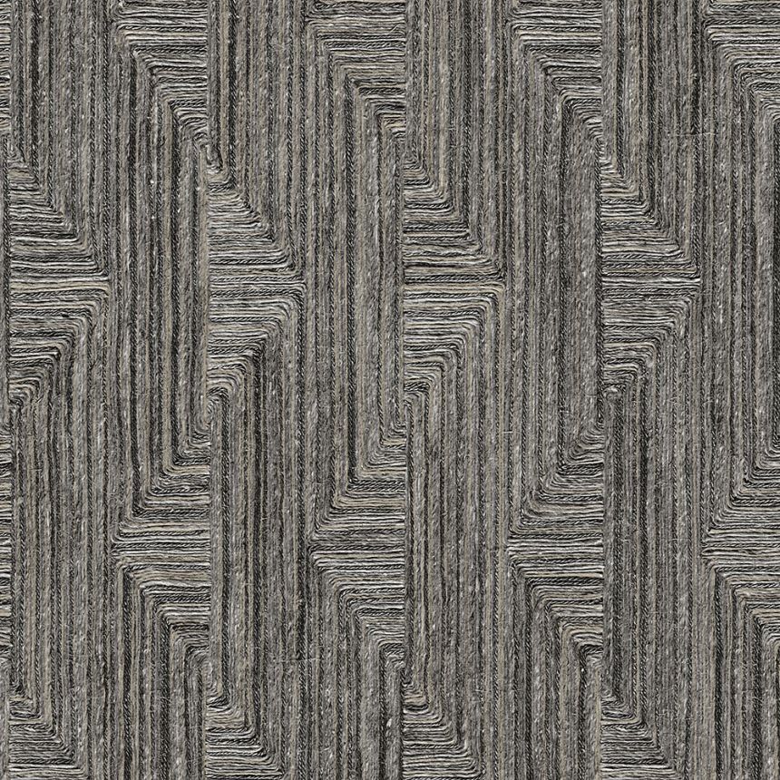 Geometrische Vliestapete, schwarz-grau, SA524017, Santa Fe, Design ID