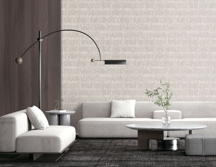 Vliestapete, grau-beige, Struktur, SA524033, Santa Fe, Design ID
