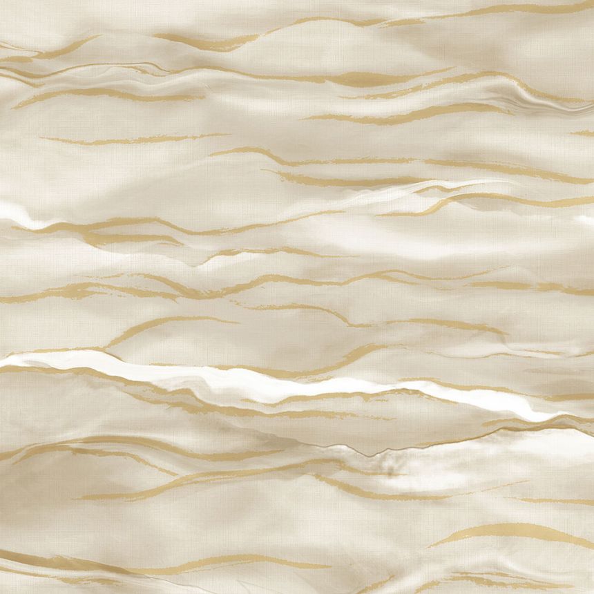 Vliestapete, beige, Wellen, Marmor, SA524042, Santa Fe, Design ID