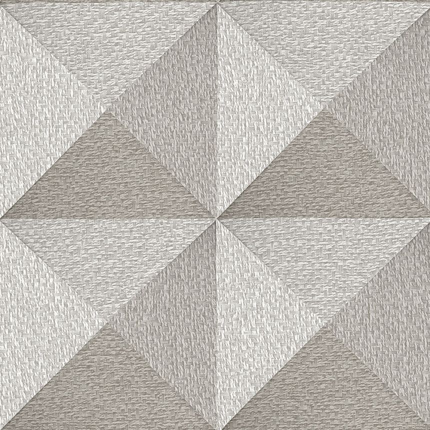 Geometrische Vliestapete, grau, SA524102, Santa Fe, Design ID