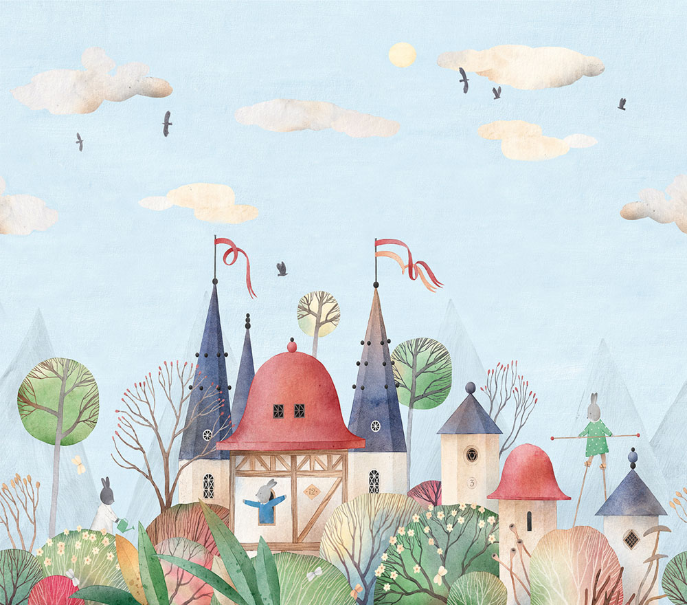 Kinderfototapete, Tiere, CW6007-1, Cute Walls, Decoprint