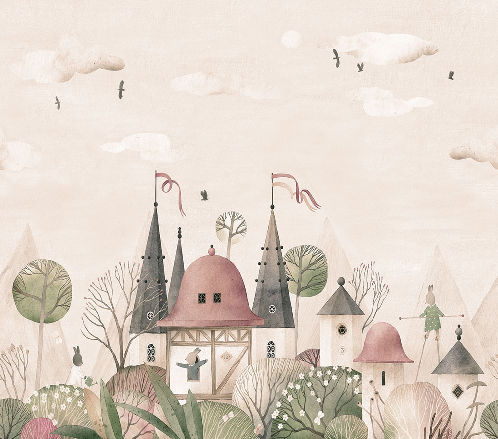 Kinderfototapete, Tiere, CW6007-7, Cute Walls, Decoprint