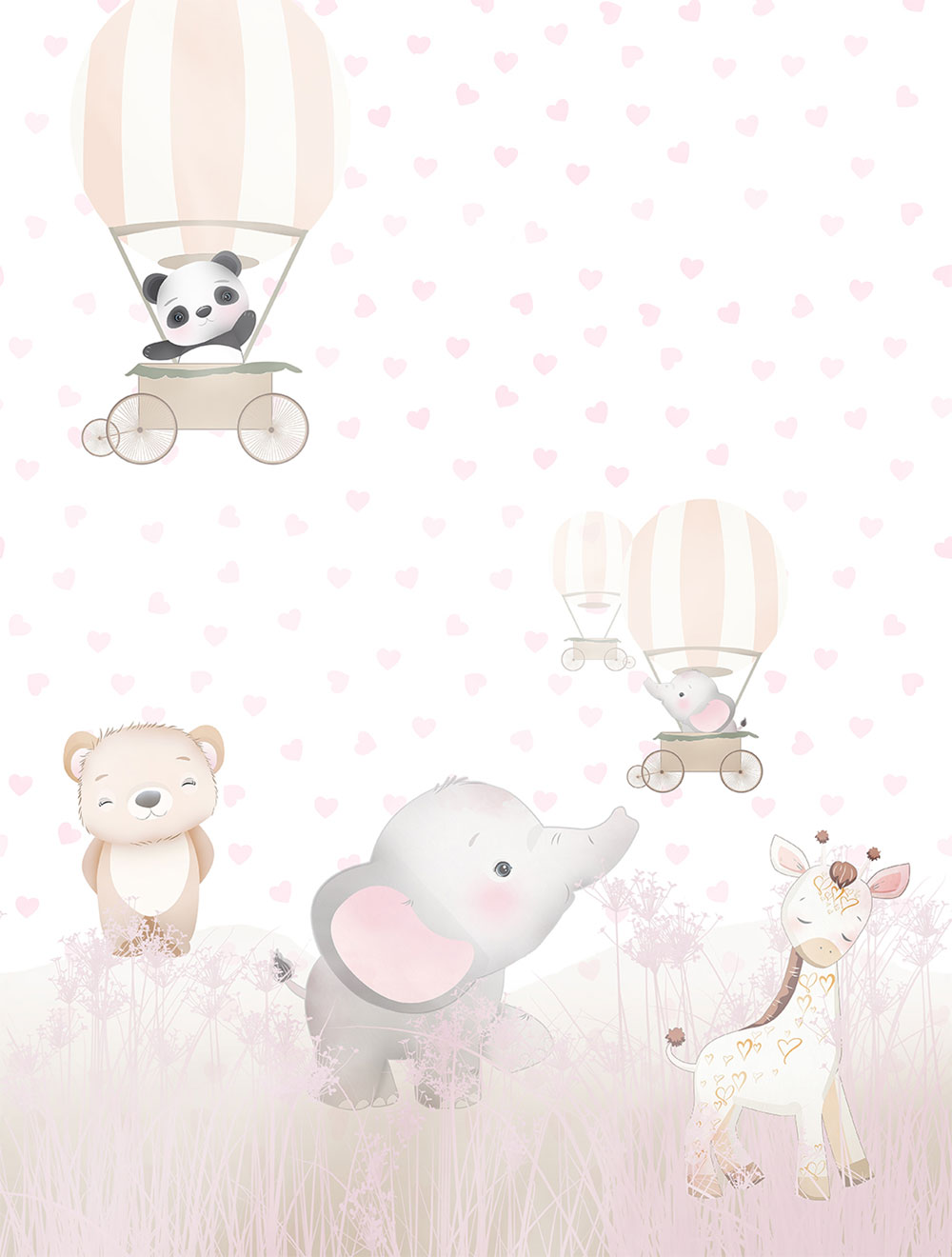 Kinderfototapete, Tiere, CW6031-1, Cute Walls, Decoprint