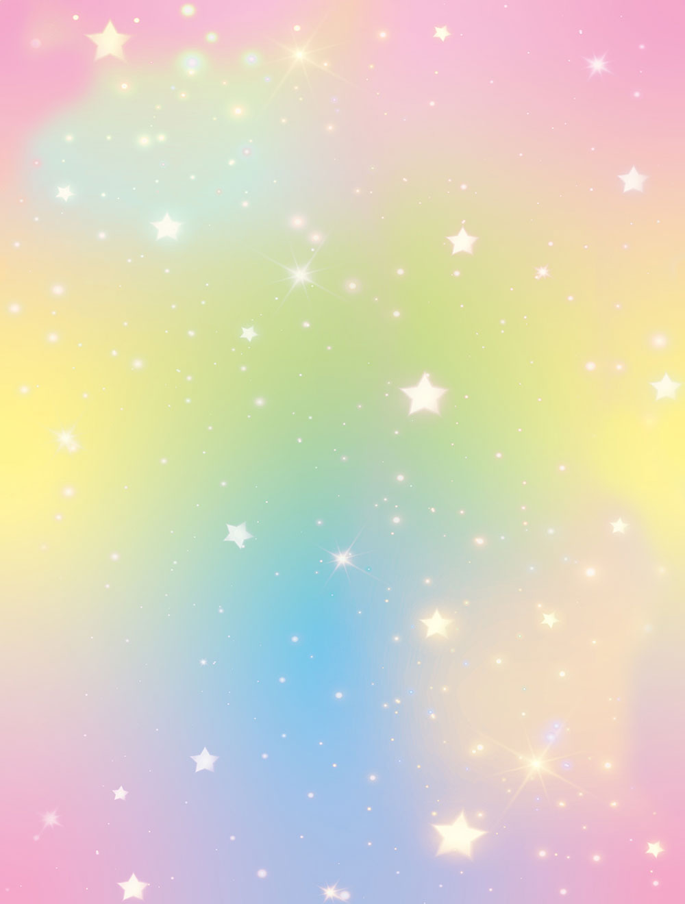 Kinderfototapete, Sterne, Regenbogen, CW6061-1, Cute Walls, Decoprint