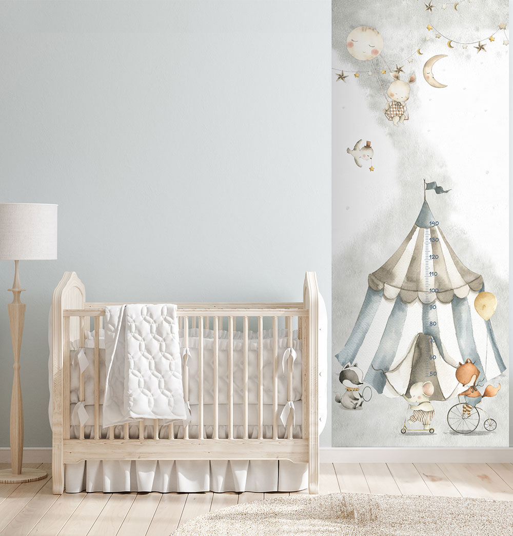 Kinderfototapete / Metermaß, Tiere, CW6063-1, Cute Walls, Decoprint