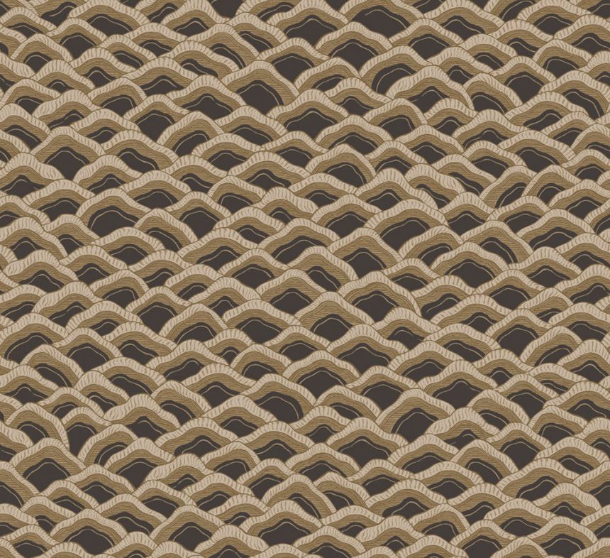 Vliestapete, schwarz-braun, Landschaft, RHA302, Rhapsody, Masureel