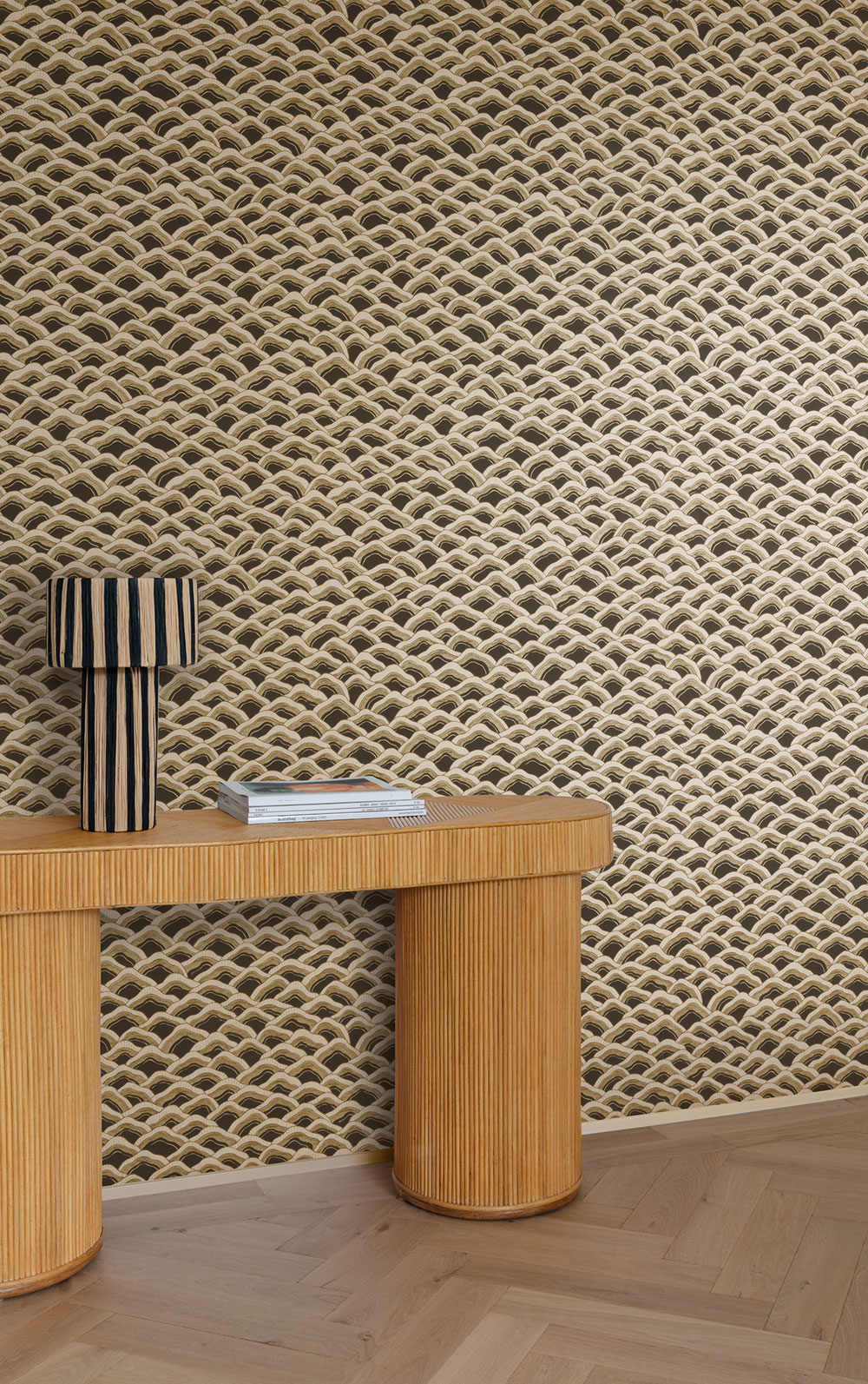 Vliestapete, schwarz-braun, Landschaft, RHA302, Rhapsody, Masureel