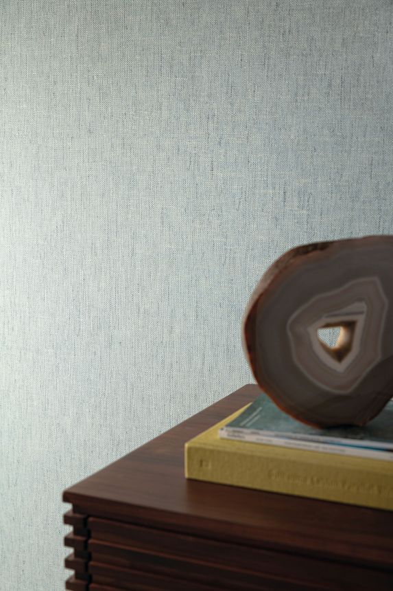 Tapete, grau-blau, Stoffoptik, RHA501, Amazone, Rhapsody, The Colour Book II, Masureel