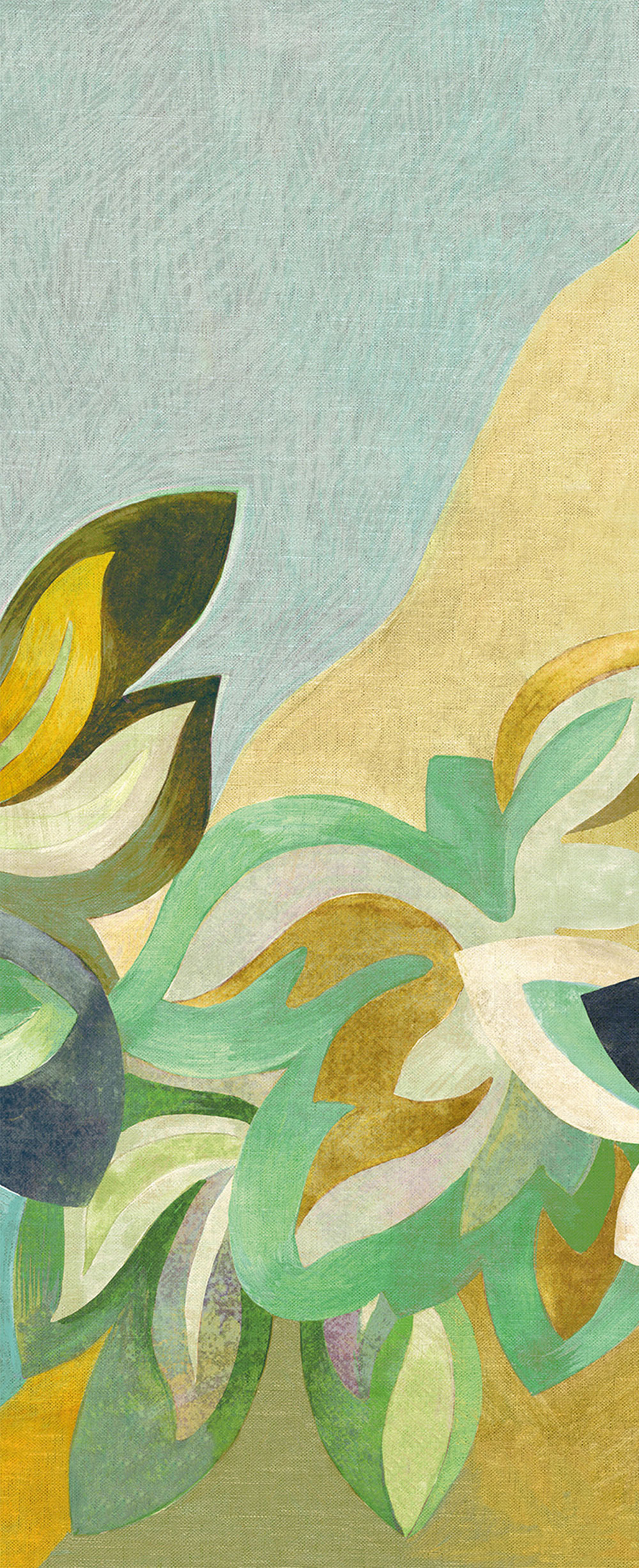 Vlies-Fototapete, grün, Blumen, DGRHA2011-260, Rhapsody, Masureel