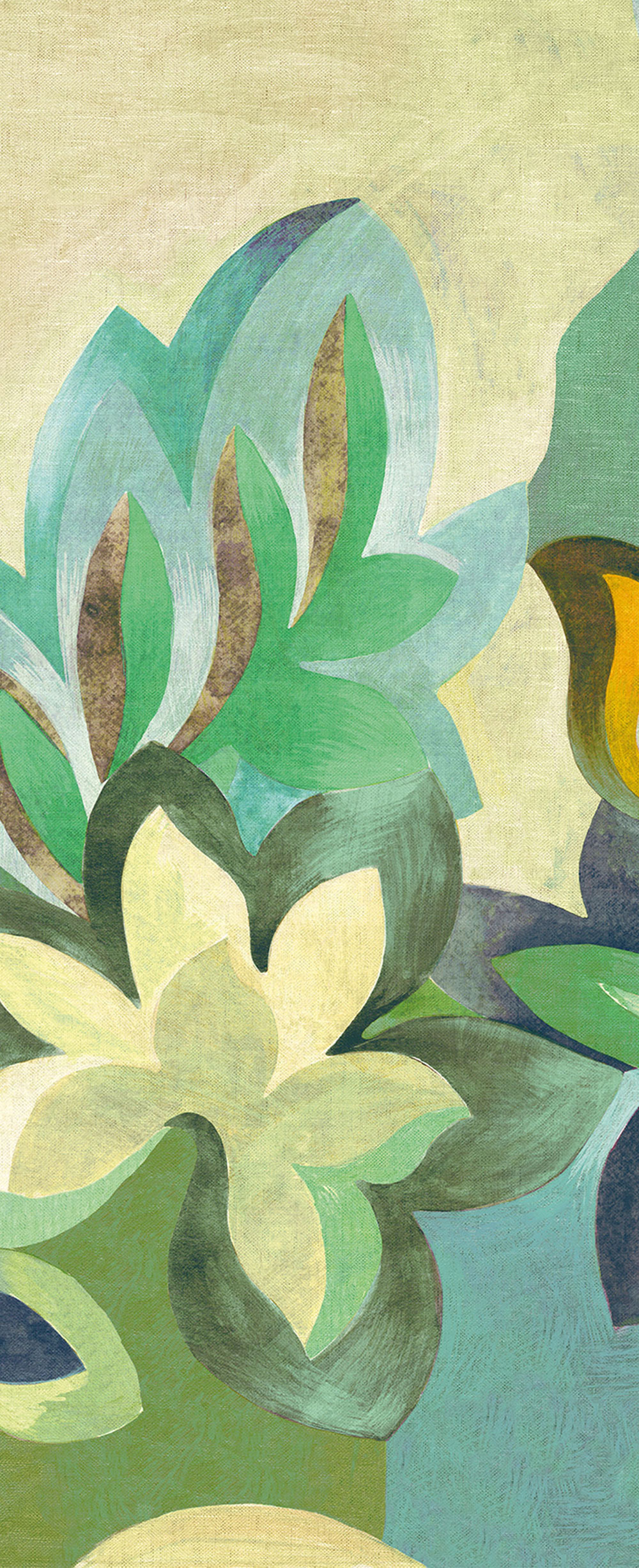 Vlies-Fototapete, grün, Blumen, DGRHA2013-260, Rhapsody, Masureel