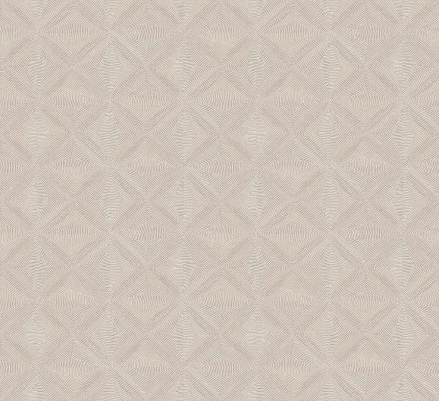 Geometrische Vliestapete, beige, Ethno, AMA103, Amani, Masureel