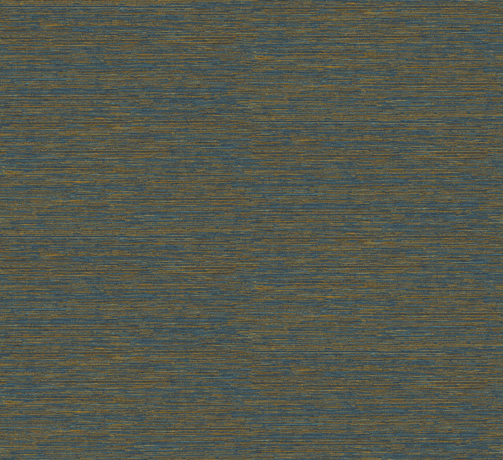 Vliestapete, braun-türkis, Stoffimitat, AMA308, Amani, Masureel