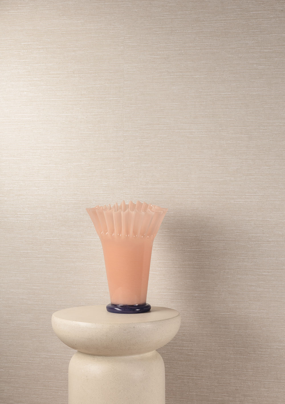 Vliestapete, beige, Stoffimitat, AMA310, Amani, Masureel